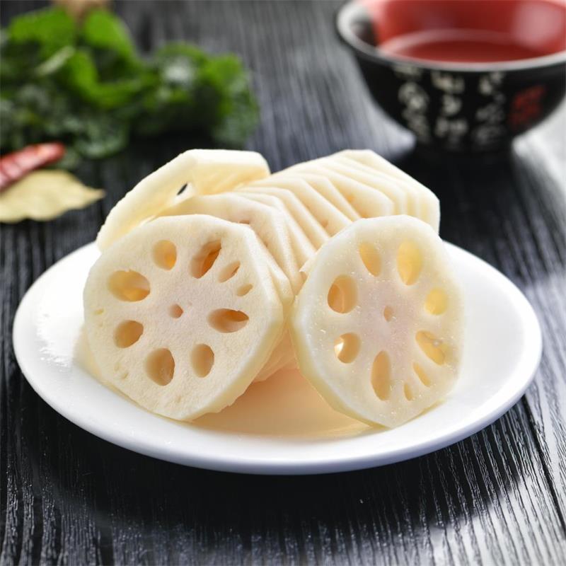 新鮮粉蓮藕片 高維生素高營(yíng)養(yǎng)低熱量速凍保鮮冷凍特級(jí)菜藕片 尚品蓮皇產(chǎn)地批發(fā)供應(yīng)