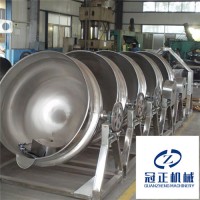 電加熱高壓不銹鋼八寶粥/鹵制品/肉制品/醬料/罐頭蒸煮夾層鍋