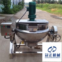 廠家生產(chǎn)電加熱果醬/番茄醬/蘋果醬/香菇醬蒸煮夾層鍋