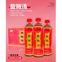 大量供應金登河酸梅湯500ml，廠家批發(fā)，廠家直發(fā)，質(zhì)量無憂