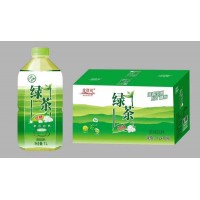 孟州歡樂多飲品金登河綠茶1L，廠家直發(fā)，0客訴