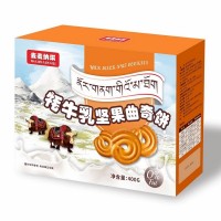 麥麥納琪新款無(wú)糖餅干牦牛乳堅(jiān)果曲奇餅干
