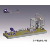 玉米淀粉生產(chǎn)線，玉米淀粉線