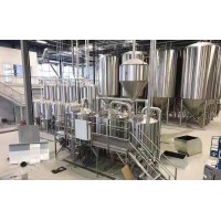 合肥酒館精釀鮮釀啤酒設備 釀啤酒的設備生產(chǎn)工廠
