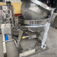 自動翻筐夾層鍋 鹵牛肉醬豬蹄預(yù)煮鍋 鹵味自動翻筐夾層鍋