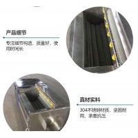 大型商用毛刷清洗機器 紫薯蜜薯去皮毛輥清洗機